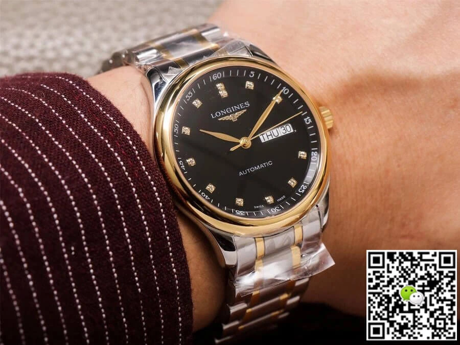Longines Master Collection L2.755.5.57.7 KY factory 1:1 Best Edition Replica Watch Diamond-Set Bezel